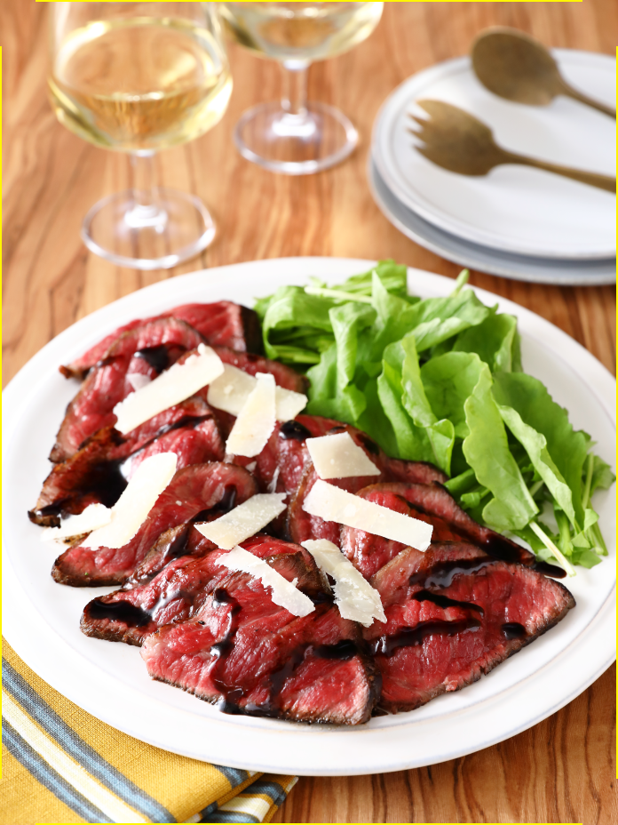牛ヒレ肉の塩麹タリアータ